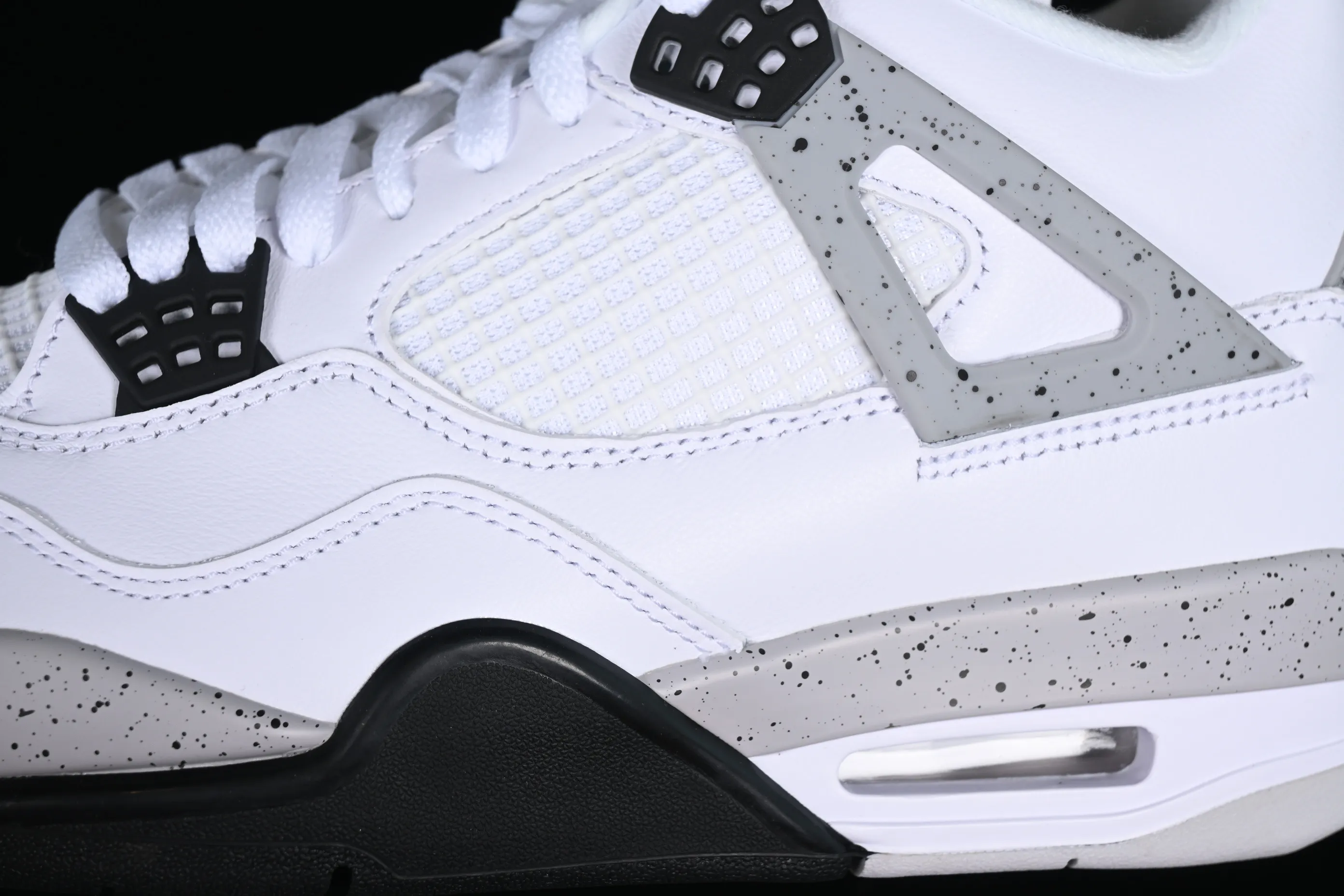 All categories Air Jordan Jordan series basketball shoes Air Jordan 4 GX foreign trade version Air Jordan 4 Retro "White Cement" AJ4 Joe 4 white cement white gray 840606-192